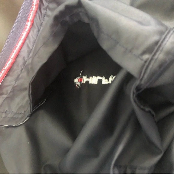 Tommy Hilfiger Men’s Jacket Blue Tan M Zipper Front Pockets Vent Holes - Picture 11 of 11